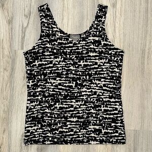 Chico's Black and White Tank Top